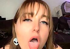 Taste my wet pussy in fishnets now