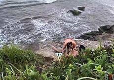 Did you see me fuck that hot blonde on the beach?