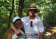 Blonde Cuckolds Boyfriend in Amateur Outdoor Fuck