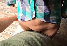 Stepsister Helps Stepbrother Cum Quickly in Her Panties!