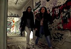 Julia Parker and Maria Gail Engage in Risky No-Condom FFM Threesome at Lost Location