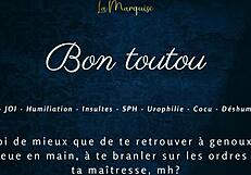 Can you obey like a good dog in this french joi femdom?