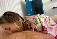 Hairy Belly Dude Fucks Teen Pussy!