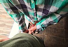 Stepsister Helps Stepbrother Cum Quickly in Her Panties!