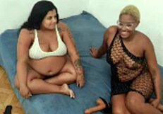 a pregnant woman fulfills her fantasy with a young girl and her husband