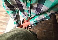 Stepsister Helps Stepbrother Cum Quickly in Her Panties!