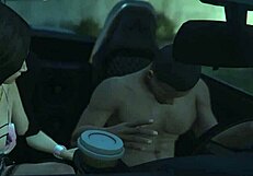 Gta 5- franklin gets a hooker service.