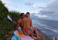 Did you see me fuck that hot blonde on the beach?