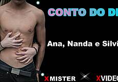 Ana, Nanda, and Silvia in Amateur Brazilian Scene