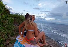 Did you see me fuck that hot blonde on the beach?