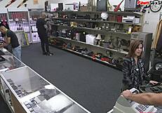 Petite Brunette Teases with Ass Lick Before Doggy