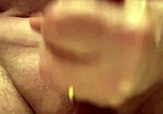 65-year-old man performs slow motion jerk and cum in bold close-up