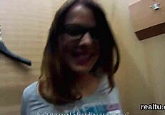 Wow, flawless czech teen seduced and pounded in pov!