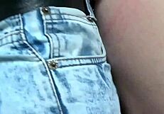 Pamela fucks and squirts outdoors in part 3