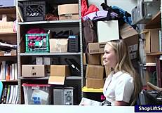 Alyssa Cole as uniformed thief pounded by perv cop