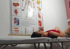 Gynecologist Fingers Ass and Fucks Patient