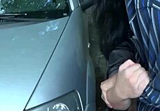 Pamela fucks and squirts outdoors in part 3