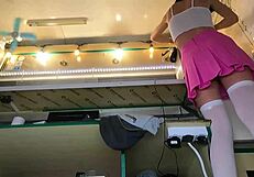 I need money for my studies so i work without panties for extra cash