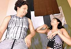 Cute teen brunette Sistya gets fucked hard