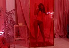 Blonde Barbie Strips And Flashes Outdoors Seductively