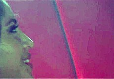 a stunning dark angel gets a massage in doggy style