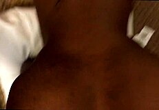 amateur black couple in doggystyle position