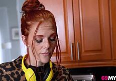 Cute student develops a crush on his attractive teacher in class.