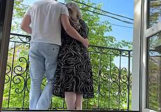 Stepson Hugs Stepmom Then Fucks Her Ass Hard