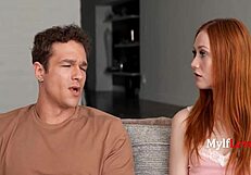 Stepsiblings in sexual shenanigans. With ginger milfs Summer & Lauren.