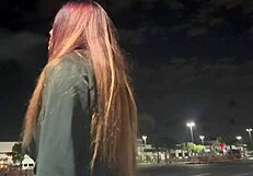 Italian Milf Artemisia Love Enjoys Outdoor Smoking Fetish In Los Angeles At Night