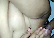I cum inside the married woman from Manaus. My big monster cock throbs.