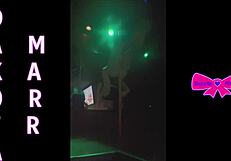 dakota marr pole dancing seductively in nebraska strip club