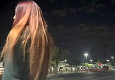 Italian Milf Artemisia Love Enjoys Outdoor Smoking Fetish In Los Angeles At Night