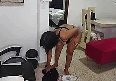 at home enjoying my step-nephew's deepthroat rimjob