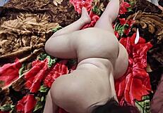 Iranian girl puts cock between tits and fucks big ass tight pussy