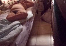 I was spyiing on my stepmom in her roomm, what a sight!