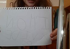 Vídeo de Verificação with Natural Tits Focus