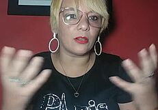 Sensitive lesbian surrenders to the taxi driver with comments