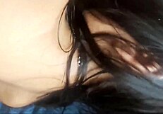 Passionate amateur sex in missionary ends with huge cumshot!