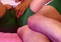 The naughty school girl offered her virgin ass to classmate for homework approval in homemade video