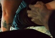 Sucking cock titty fuck with big tits.