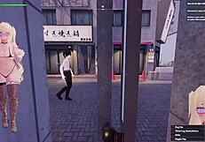 Secret flasher Manaka tackles daylight tasks in this game