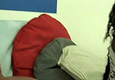 Black babe nyomi banxxx gets pussy pounded by white cock