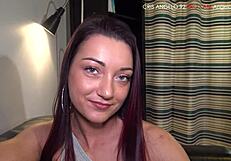 Angela Bella experiences a thrilling adventure in Paris with Cris Angelo in a private series