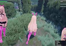 Secret flasher Manaka tackles daylight tasks in this game