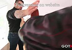 Tight Milf Gets Hard Fucked By Two Big Cocks In Threesome