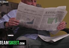 Step-Granddaughter Acting Like A Slut Gets Fucked Like One!