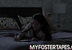 Foster Caught Stealing And Receives Intense Punishment In Bedroom Scene