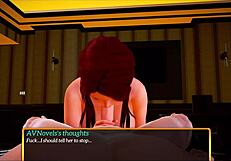 My New Family Rides Cowgirl In Game!