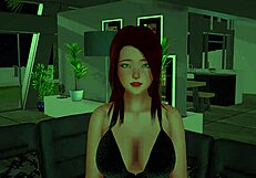 My New Family Rides Cowgirl In Game!